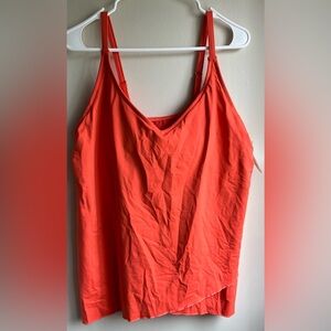 Lands End Coral Swim Top